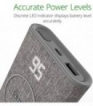 iOttie iON Wireless Go Power Bank Carregador Portátil | Carregamento sem fio Qi 10000mAH || Cinzas