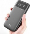 TOZO PB2 PD Power Bank de carregamento rápido 20000mAh com visor visível Carregador portátil 18W Bateria com portas de entrada d