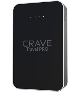 Crave Travel PRO Power Bank com 13400 mAh [Quick Charge QC 3.0 USB + Tipo C com PD] Carregador de bateria portátil