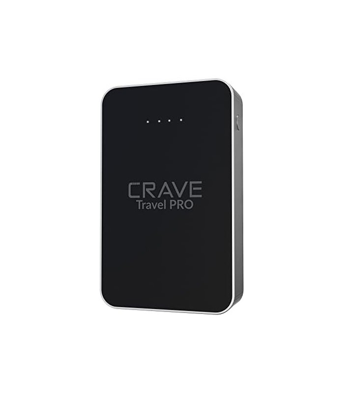 Crave Travel PRO Power Bank com 13400 mAh [Quick Charge QC 3.0 USB + Tipo C com PD] Carregador de bateria portátil