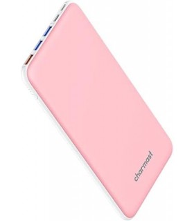 Charmast USB C Power Bank, Carregador Portátil de 26800mAh USB C, Slim Thin 3A Bateria Tipo C com 3 Entradas e 4 Saídas Compatív