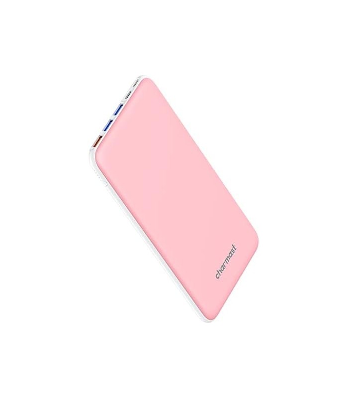 Charmast USB C Power Bank, Carregador Portátil de 26800mAh USB C, Slim Thin 3A Bateria Tipo C com 3 Entradas e 4 Saídas Compatív