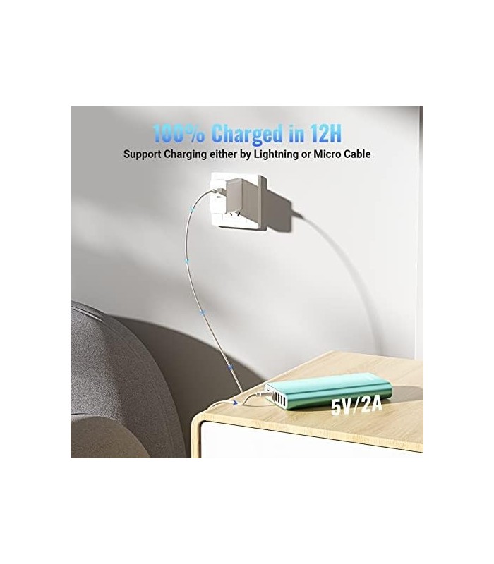 Carregador Portátil BONAI 20000mAh Banco de Potência 2.0A Max Input 4 USB Output, Alumínio Polímero Bateria Externa para Road Tr