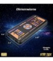 Carregador de telefone Star Trek | Banco de energia de 10.000 mAh de tamanho de bolso fino com TNG LCARS 3 saídas USB, 2.1A e 1A