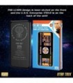 Carregador de telefone Star Trek | Banco de energia de 10.000 mAh de tamanho de bolso fino com TNG LCARS 3 saídas USB, 2.1A e 1A