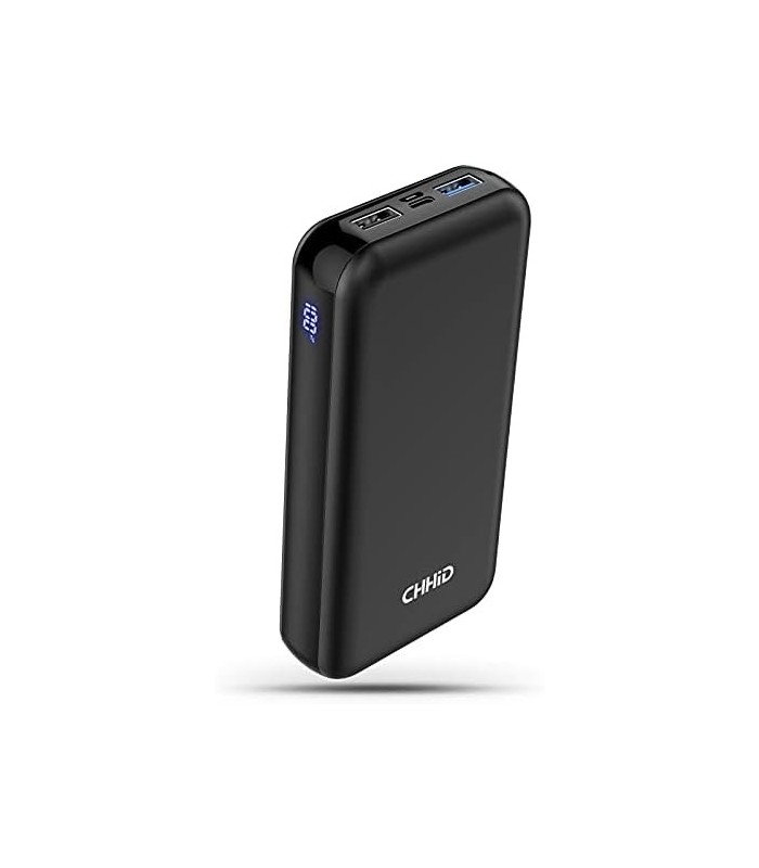 CHHID Display LCD Carregador Portátil Power Bank, Dual USB 26800mAh Carregador de Telefone, 5V 2A Bateria para Colete Aquecido,