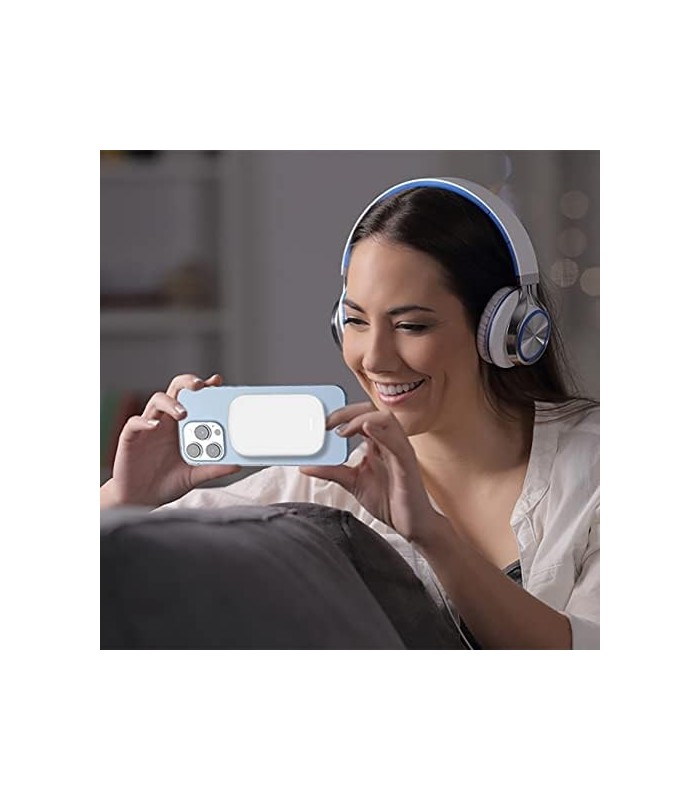 8AMTECH Power Bank, Carregador Portátil Mag-Safe de 10000mAh, Bateria Externa de Carregamento Rápido de 15W, Energia de Backup p