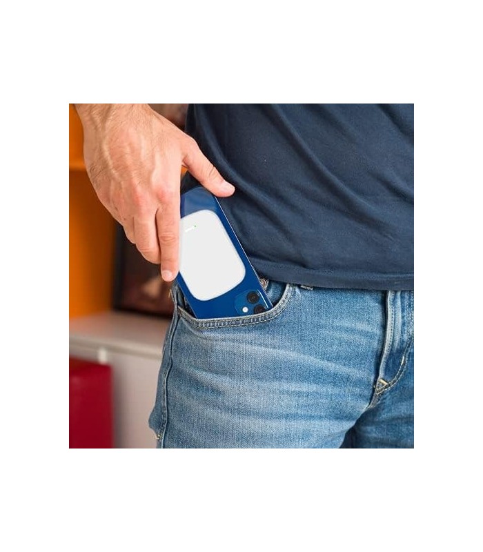 8AMTECH Power Bank, Carregador Portátil Mag-Safe de 10000mAh, Bateria Externa de Carregamento Rápido de 15W, Energia de Backup p