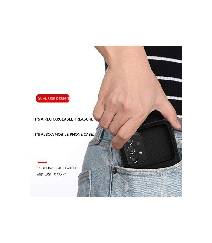 A52 Capa de bateria para Samsung Galaxy A52 5g, 5000mAh Backup Power Bank Bateria externa para Galaxy A52 a52s 5g Capa de carreg