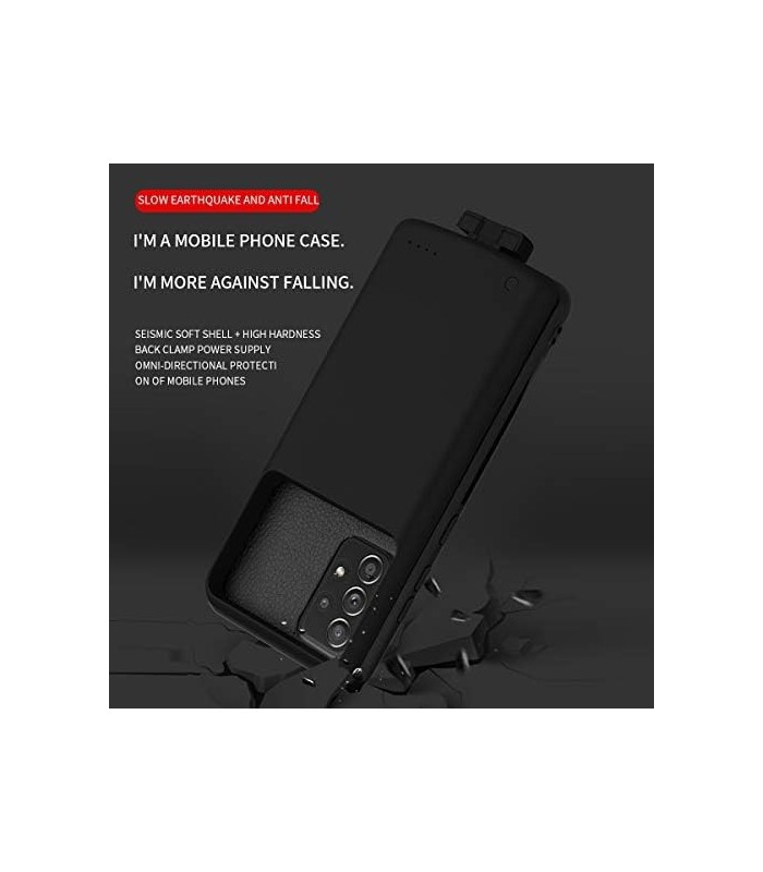 A52 Capa de bateria para Samsung Galaxy A52 5g, 5000mAh Backup Power Bank Bateria externa para Galaxy A52 a52s 5g Capa de carreg
