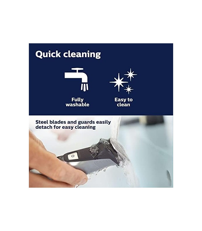 Aparador All-in-One Philips Norelco Série 7000, kit de cuidados masculinos de 23 peças, aparador para barba, cabeça, corpo e ros