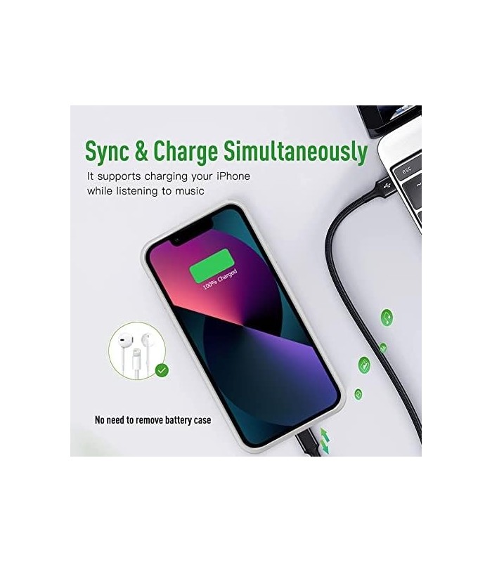 Estojo de Bateria para iPhone 13, [7000mAh] Estojo de Carregamento de Proteção Portátil para iPhone Fino Estojo de Bateria Power