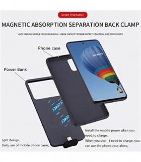 Estojo Carregador de Bateria para Samsung Galaxy A71 5G, 5000mAh Banco de Energia de Backup para Galaxy a71 5g Estojo de Carrega