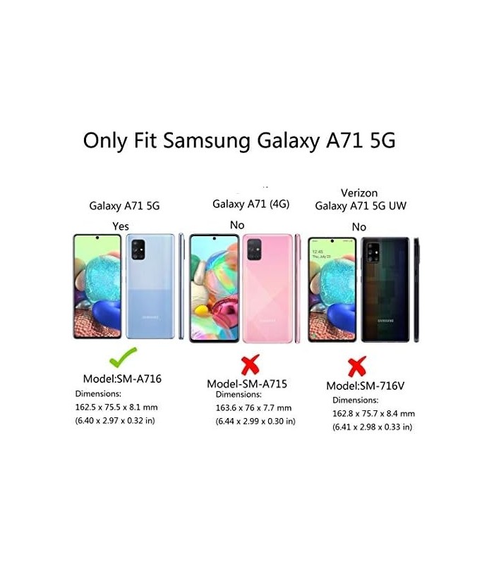 Estojo Carregador de Bateria para Samsung Galaxy A71 5G, 5000mAh Banco de Energia de Backup para Galaxy a71 5g Estojo de Carrega