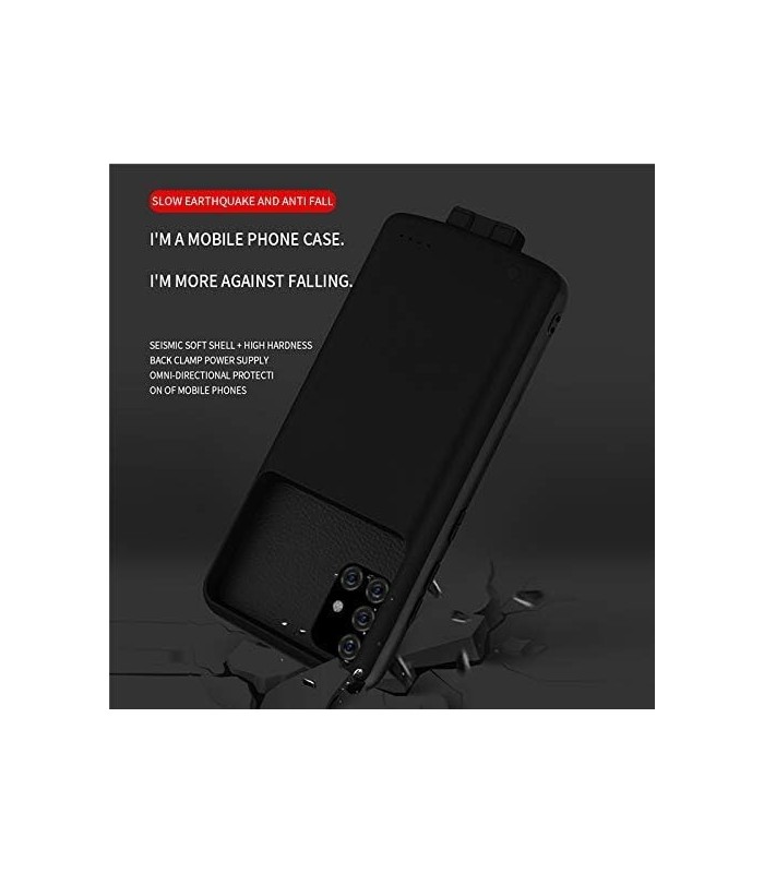Estojo Carregador de Bateria para Samsung Galaxy A71 5G, 5000mAh Banco de Energia de Backup para Galaxy a71 5g Estojo de Carrega