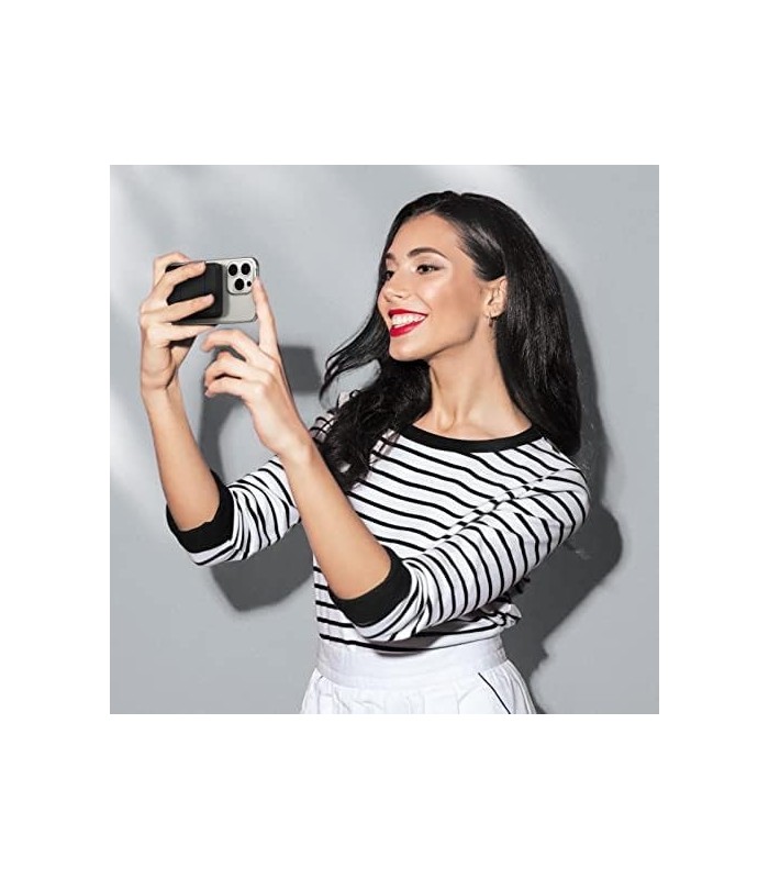 Carregador magnético sem fio Yiisonger, bateria dobrável de 10.000 mAh com cabo USB-C Display de LED, banco de potência magnétic