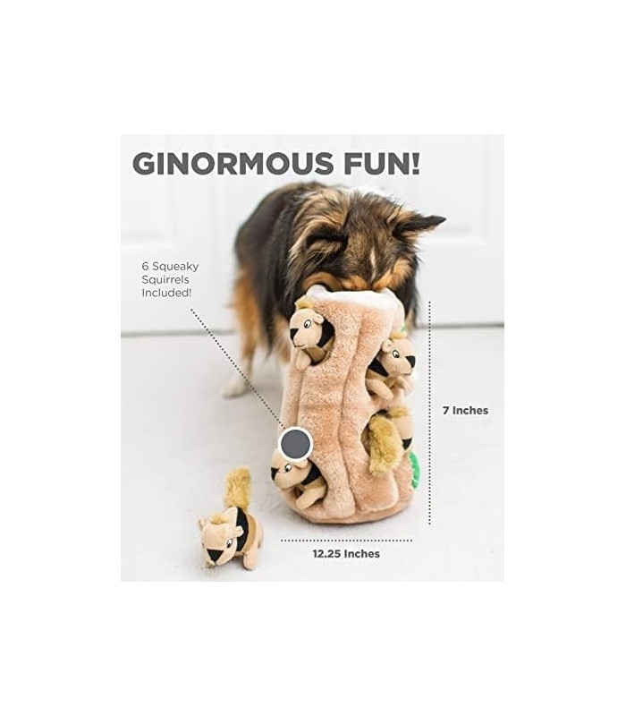 Outward Hound Esconde Um Esquilo Quebra-cabeça de Brinquedo de Pelúcia, XL