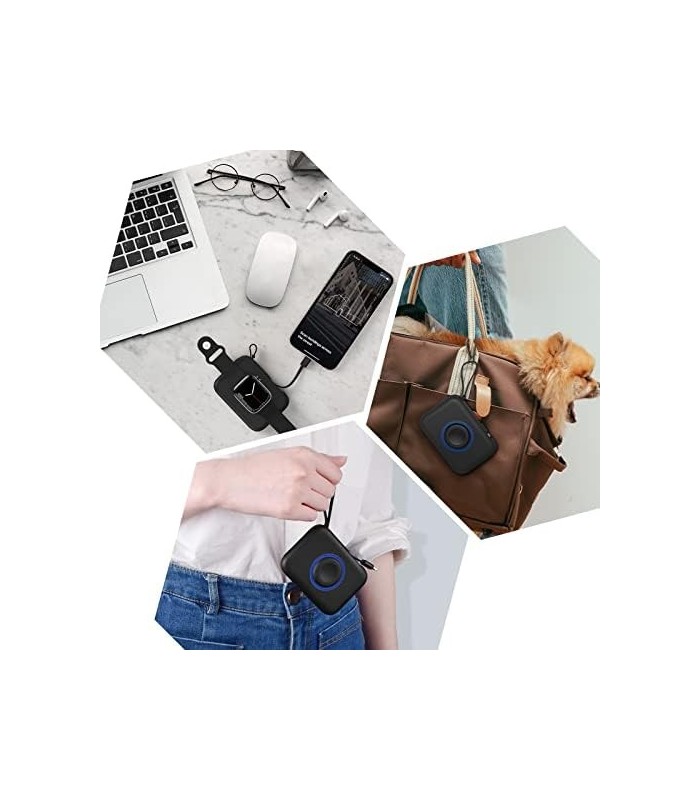 carregador de relógio portátil sem fio lifeegrn para todas as séries de relógios, carregador magnético iWatch de 5000 mAh bateri