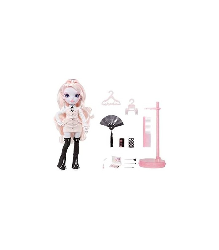 Rainbow Shadow Karla Choupette- Pink Fashion Doll. Roupa da moda e mais de 10 acessórios coloridos para brincar. Ótimo presente