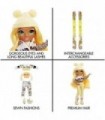 Rainbow Winter Break Sunny Madison ' Boneca amarela e playset com 2 roupas, par de esquis e acessórios