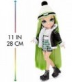 Rainbow Winter Break Jade Hunter ' Green Fashion Doll e Playset com 2 Outfits, Snowboard e Acessórios