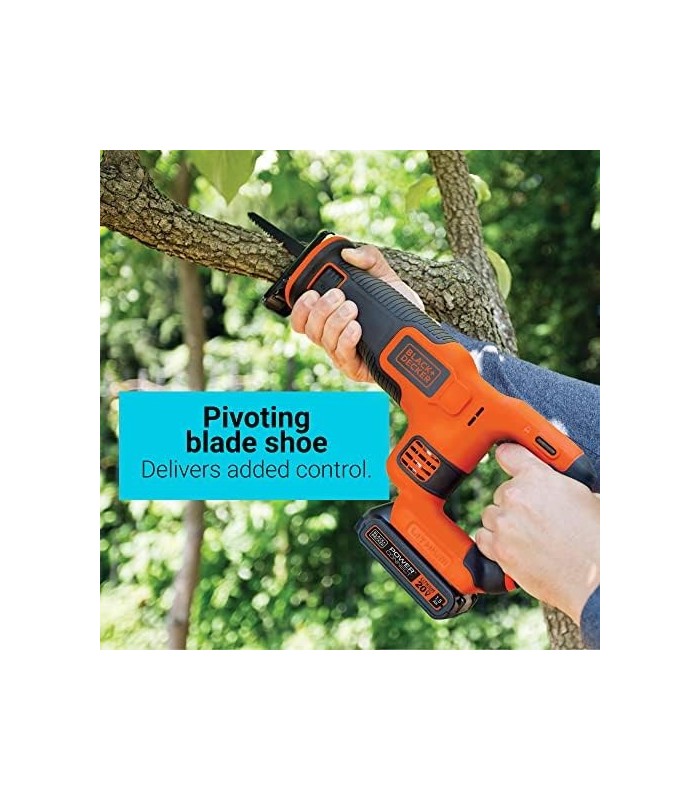 BLACK+DECKER 20V MAX* POWERCONNECT in. Serra alternativa sem fio (BDCR20B)