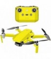 Compatível com Drone Portátil DJI Mini 2 - Amarelo Sólido | Capa protetora, durável e exclusiva de decalque de vinil | Fácil de