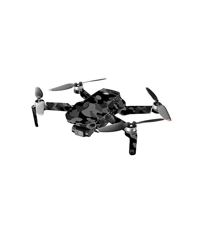 Compatível com Drone Portátil DJI Mini 2 - Black Camo | Capa protetora, durável e exclusiva de decalque de vinil | Fácil de remo