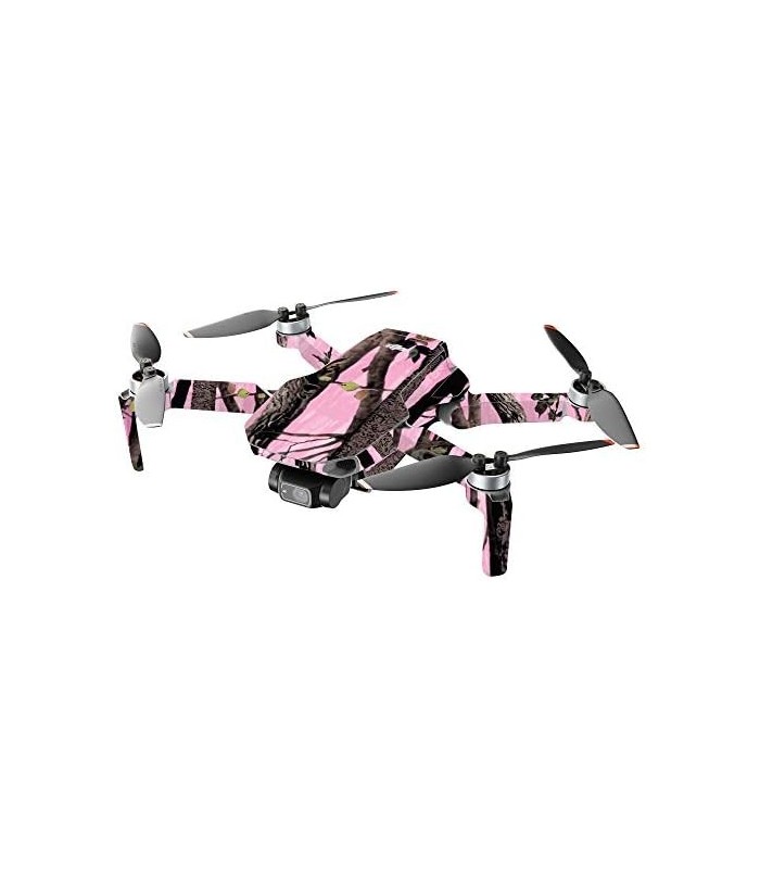 Compatível com Drone Portátil DJI Mini 2 - Pink Tree Camo | Capa protetora, durável e exclusiva de decalque de vinil | Fácil de