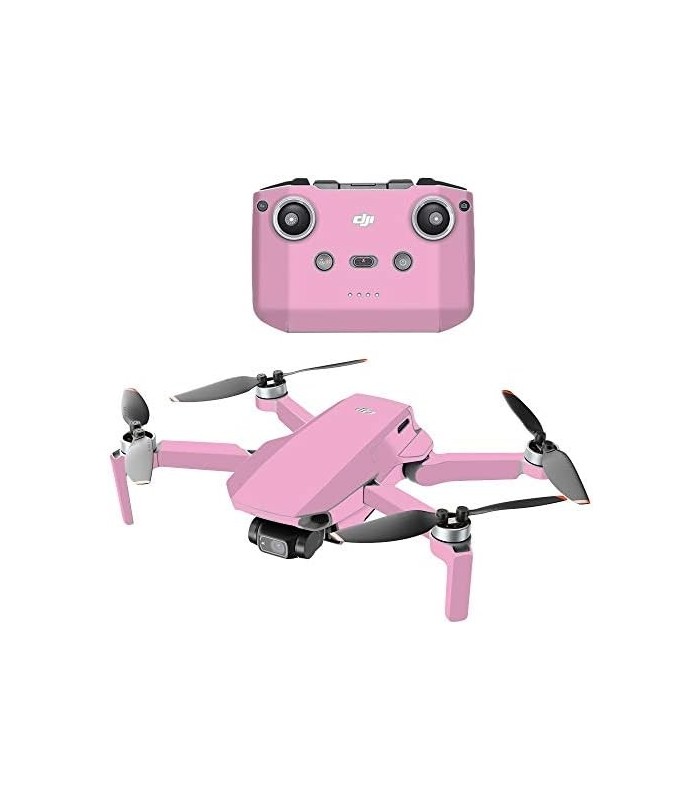 Compatível com Drone Portátil DJI Mini 2 - Rosa Sólido | Capa protetora, durável e exclusiva de decalque de vinil | Fácil de rem