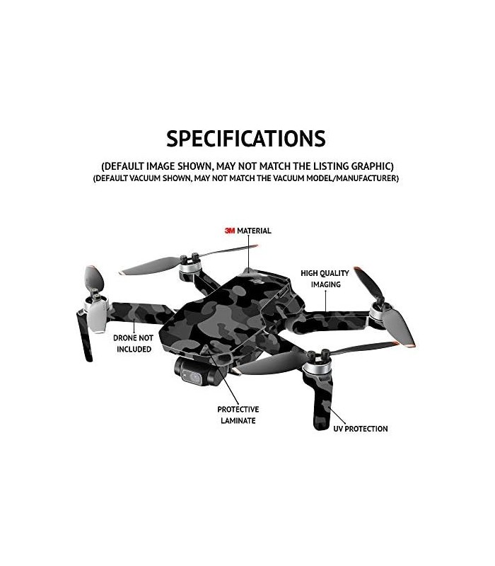 SKINS Compatível com Drone Portátil DJI Mini 2 - Protetora Sunset Blur, Durável e Exclusiva com Decalque de Vinil Capa Fácil de