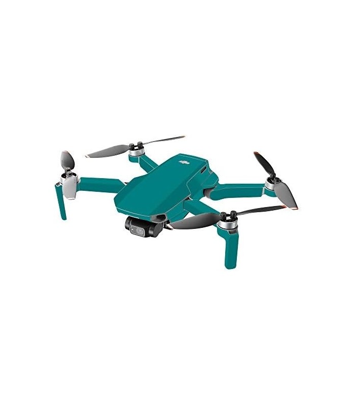 Compatível com Drone Portátil DJI Mini 2 - Teal Sólido | Capa protetora, durável e exclusiva de decalque de vinil | Fácil de rem