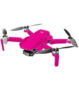 Compatível com DJI Mini 2 Drone Portátil - Sólido Rosa choque | Capa protetora, durável e exclusiva de decalque de vinil | Fácil