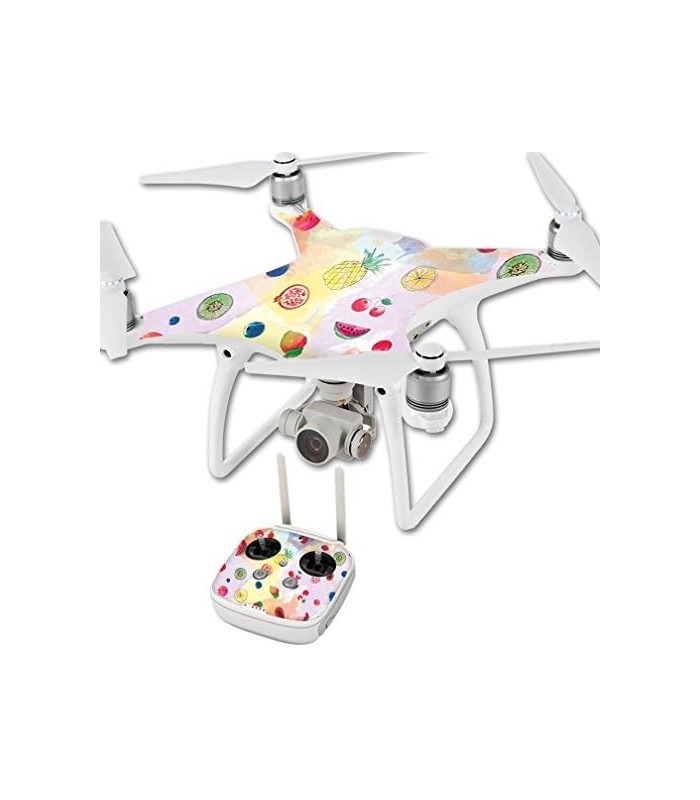 Skin Compatível com DJI Phantom 4 Quadcopter Drone Capa Adesivo Skins Frutas Água