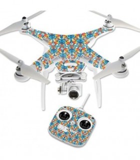 Skin Compatível com DJI Phantom 3 Standard Quadcopter Drone Capa Adesivo Skins Sunset Flowers