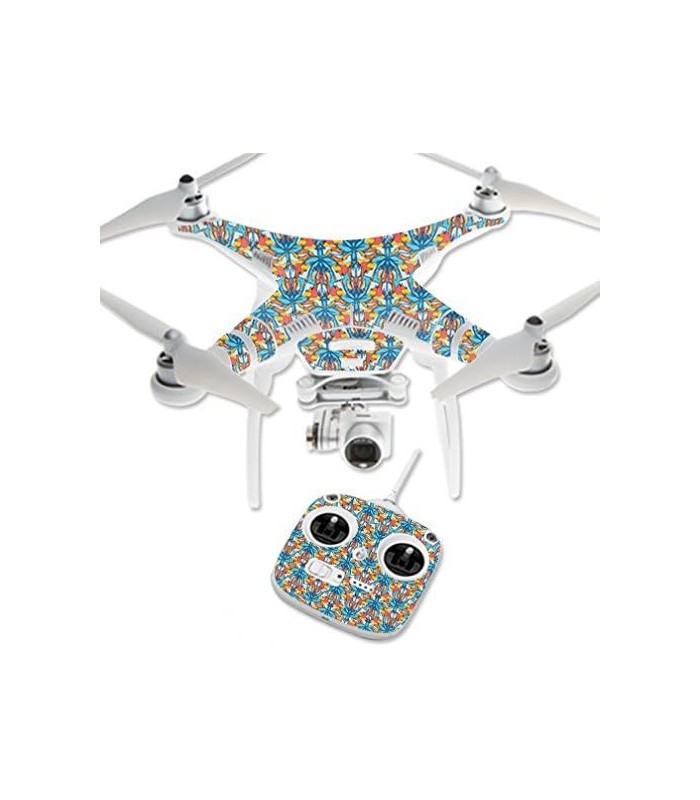 Skin Compatível com DJI Phantom 3 Standard Quadcopter Drone Capa Adesivo Skins Sunset Flowers