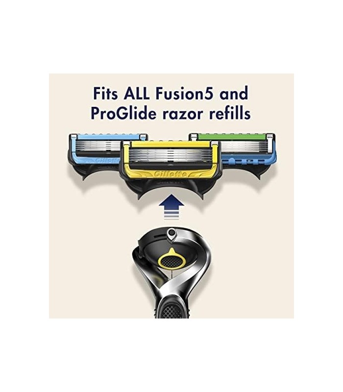Recargas de lâmina de barbear Gillette ProGlide Shield Mens, 4 unidades, escudos contra irritação da pele