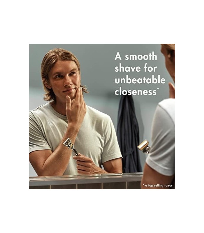 Recargas de lâmina de barbear Gillette ProGlide Shield Mens, 4 unidades, escudos contra irritação da pele