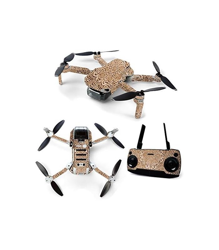 Skin para DJI Mavic Mini Portable Drone Quadcopter - Esculpido | Capa protetora, durável e exclusiva de decalque de vinil | Fáci