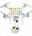 Skin Compatível com DJI Phantom 3 Professional Quadcopter Drone Capa Adesivo Skins Rainbow