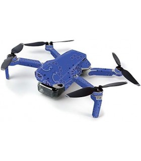 Skin para DJI Mavic Mini Portátil Drone Quadcopter - Bandana Azul | Capa protetora, durável e exclusiva de decalque de vinil | F