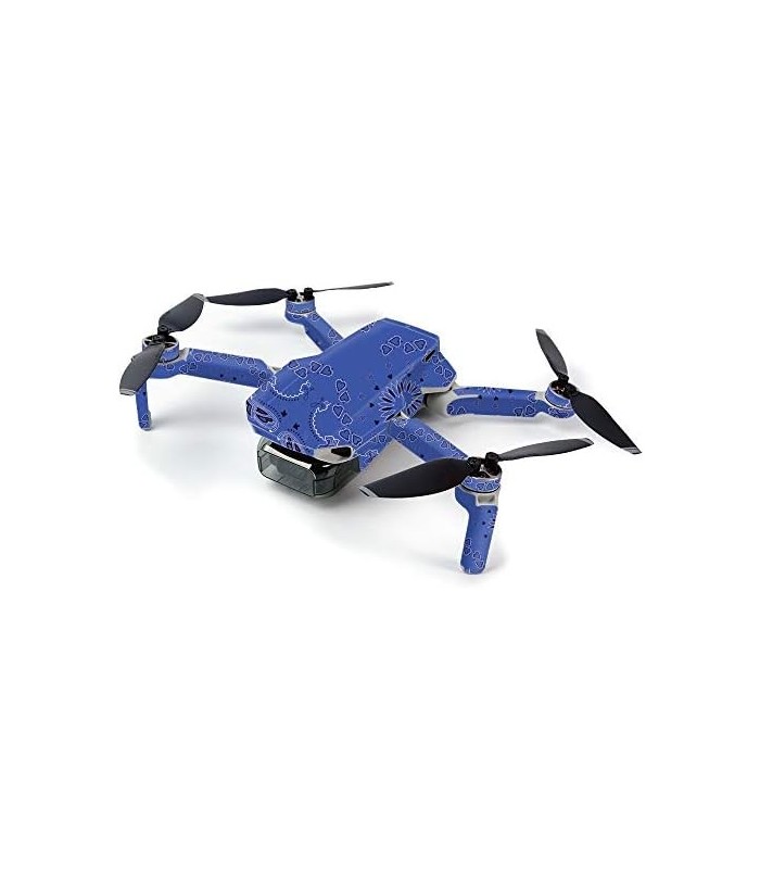 Skin para DJI Mavic Mini Portátil Drone Quadcopter - Bandana Azul | Capa protetora, durável e exclusiva de decalque de vinil | F