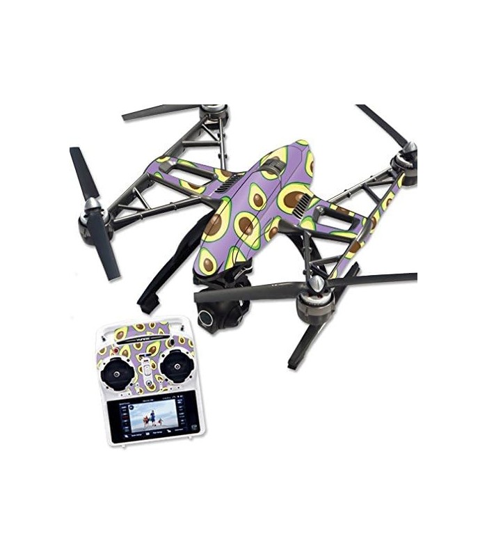 Skin Compatível com Yuneec Q500 & Q500+ Quadcopter Drone wrap Cover Cover Sticker Skins Purple Abacates