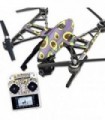 Skin Compatível com Yuneec Q500 & Q500+ Quadcopter Drone wrap Cover Cover Sticker Skins Purple Abacates