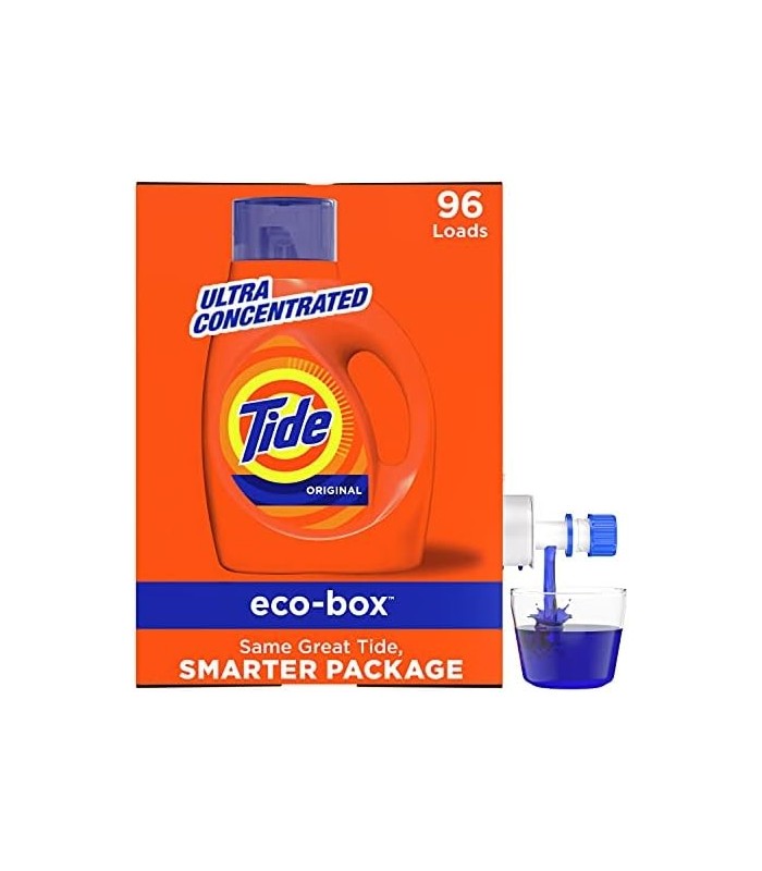 Sabonete Líquido Detergente para Lavanderia Eco-Box, Eficiência Ultra Concentrada (HE), Perfume, 96 Cargas