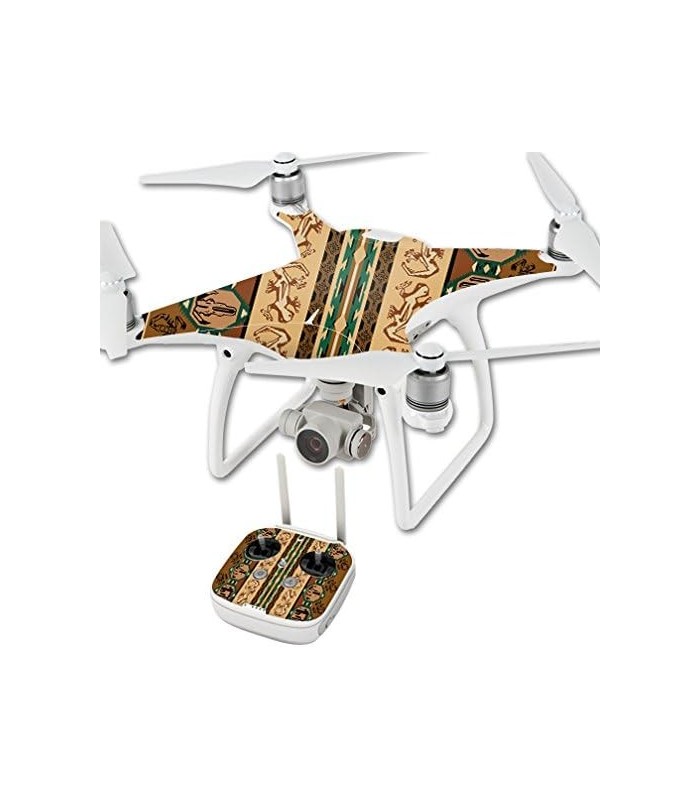 Skin Compatível com DJI Phantom 4 Quadcopter Drone ' Desert Stripes | Capa protetora, durável e exclusiva de decalque de vinil |