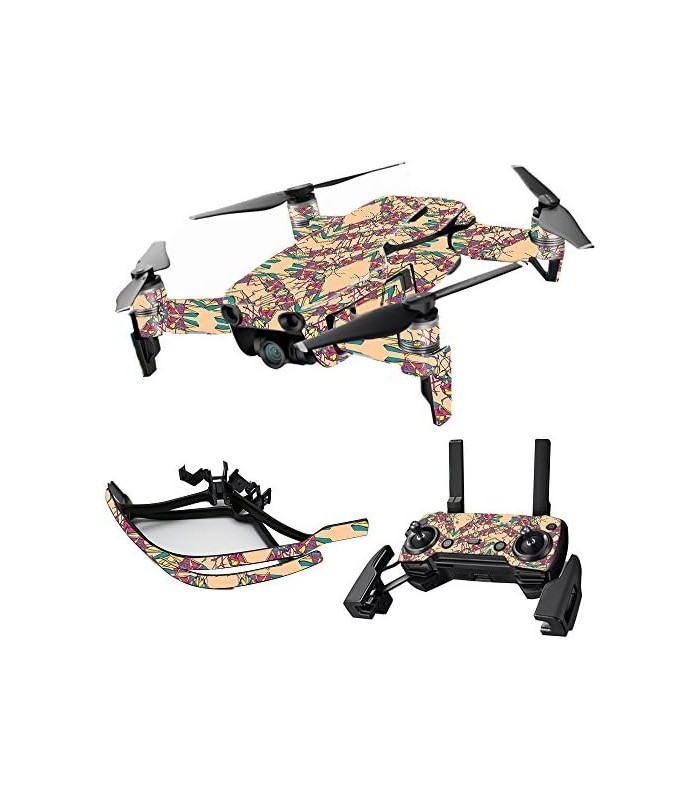 Skin Compatível com DJI Mavic Air Drone - Grasshopper | Combinação máxima | Capa protetora, durável e exclusiva de decalque de v