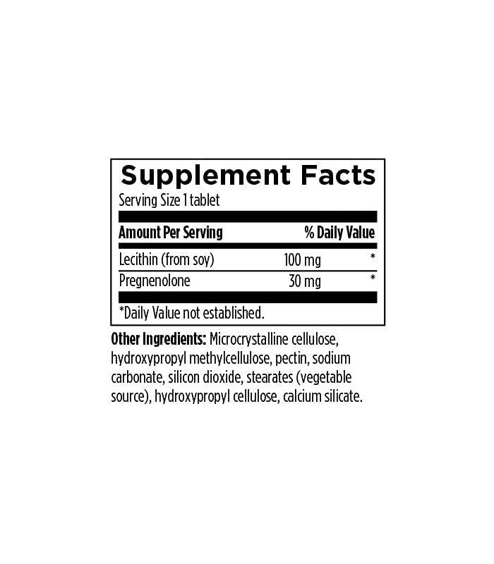 para Saúde Pregnenolona CRT - 30mg Liberação de Pregnenolona (10-12 Horas) - Estrogênio, DHEA + Precursor do Hormônio Testostero