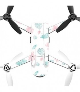 Skin Compatível com Parrot Bebop 2 Quadcopter Drone wrap Cover Sticker Skins Flower Power White