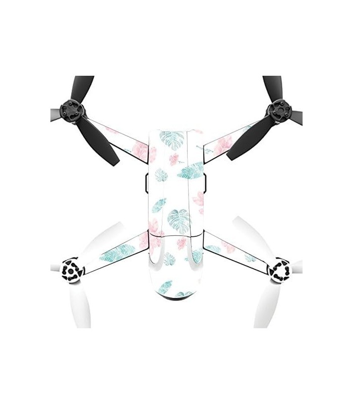 Skin Compatível com Parrot Bebop 2 Quadcopter Drone wrap Cover Sticker Skins Flower Power White
